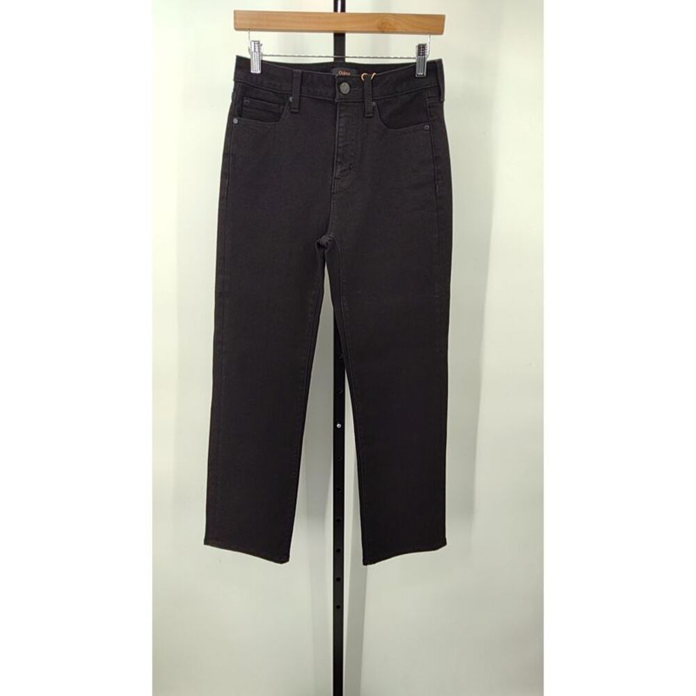 Quince Women Bella Stretch Straight Jeans Black 28 - Picture 1 of 3